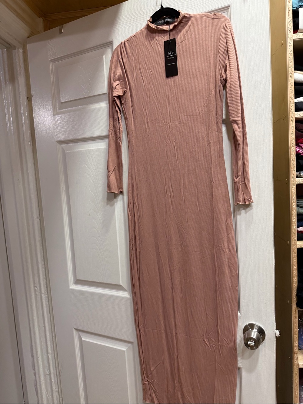 Modest Barbie 3 maxi bodycon dresses with  Sleeves  new with tags one size